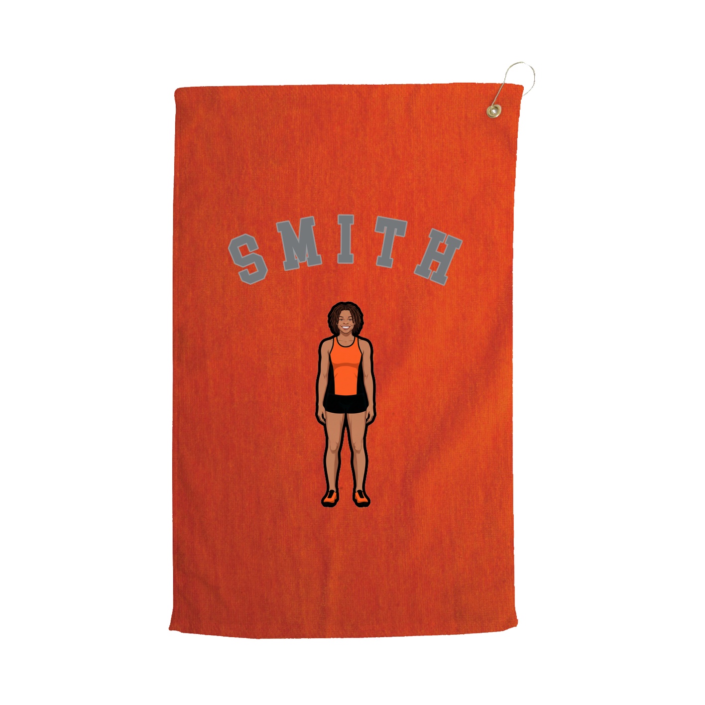 Golf Towel — Shirsey Arch in Orange