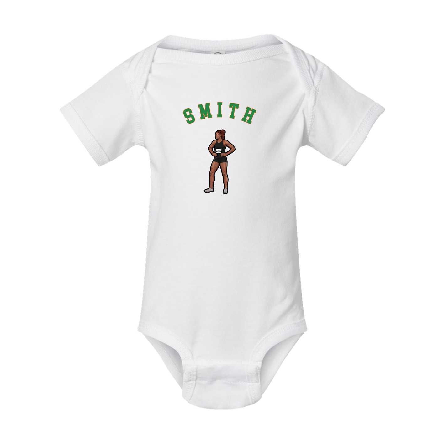 Baby Onesie — Shirsey Arch in White