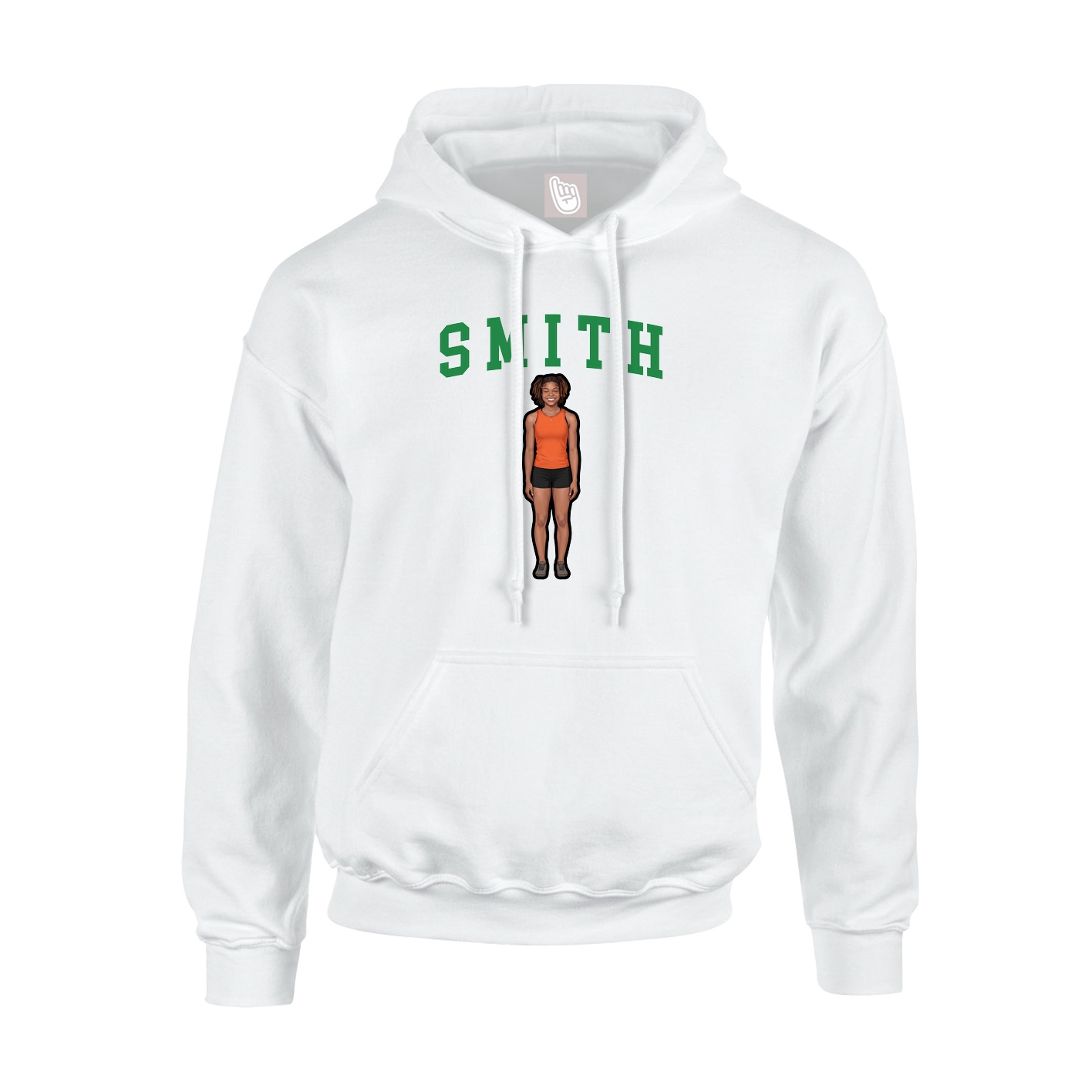 Hoodie — Shirsey in White