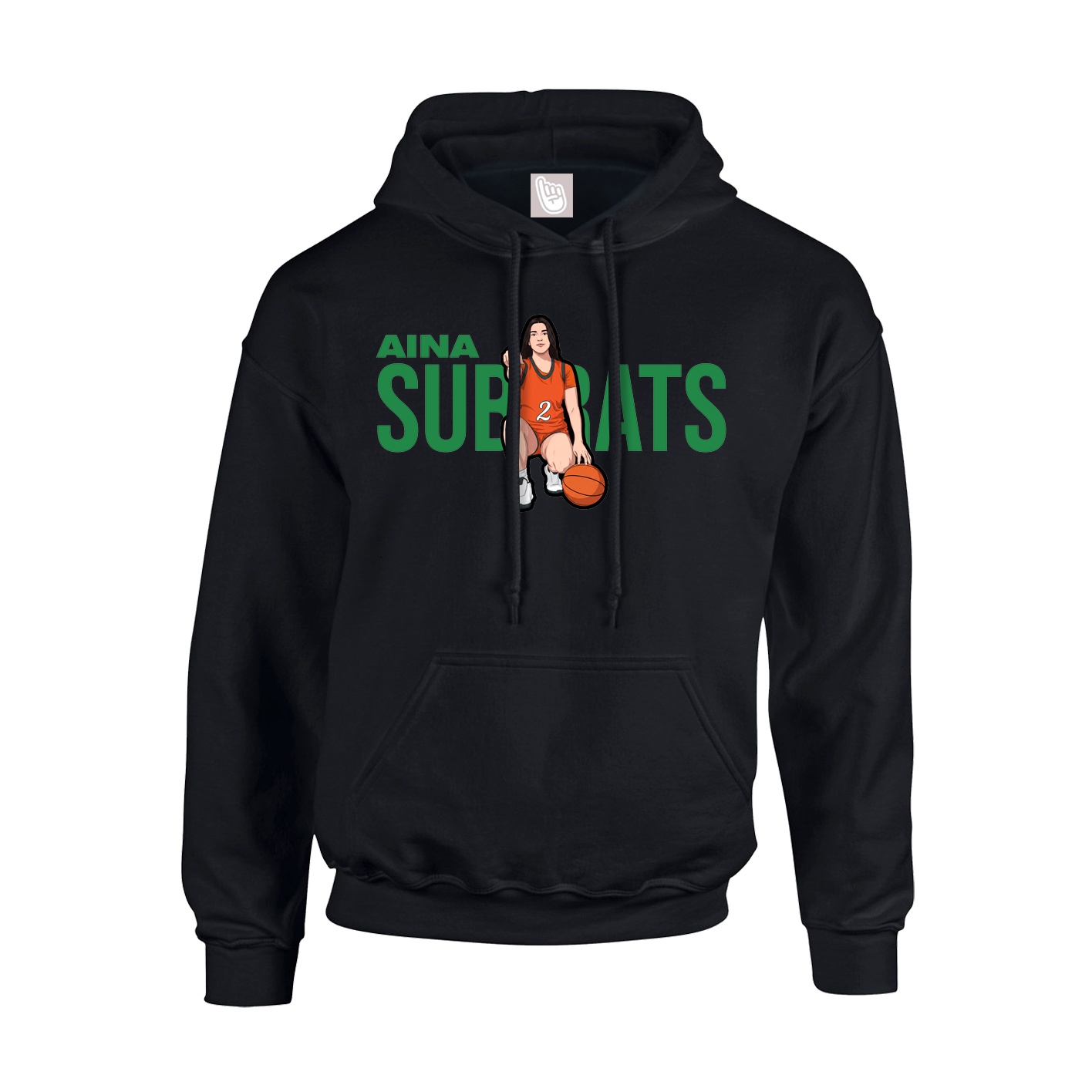 Youth Hoodie — Player Name in Black