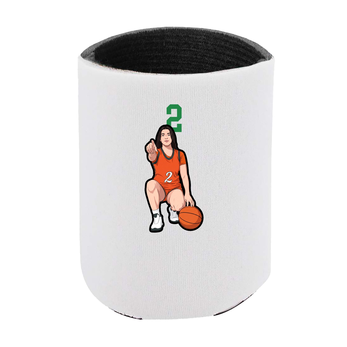 Can Holder — Number Top in White