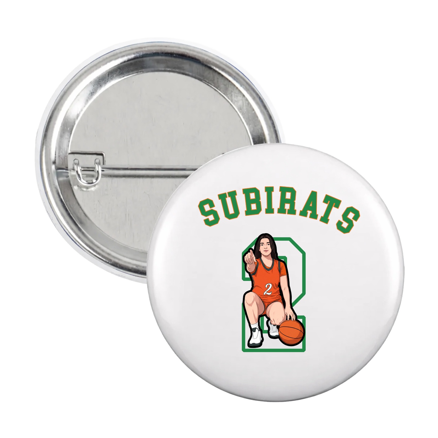 Game Day Button — Shirsey Arch in White