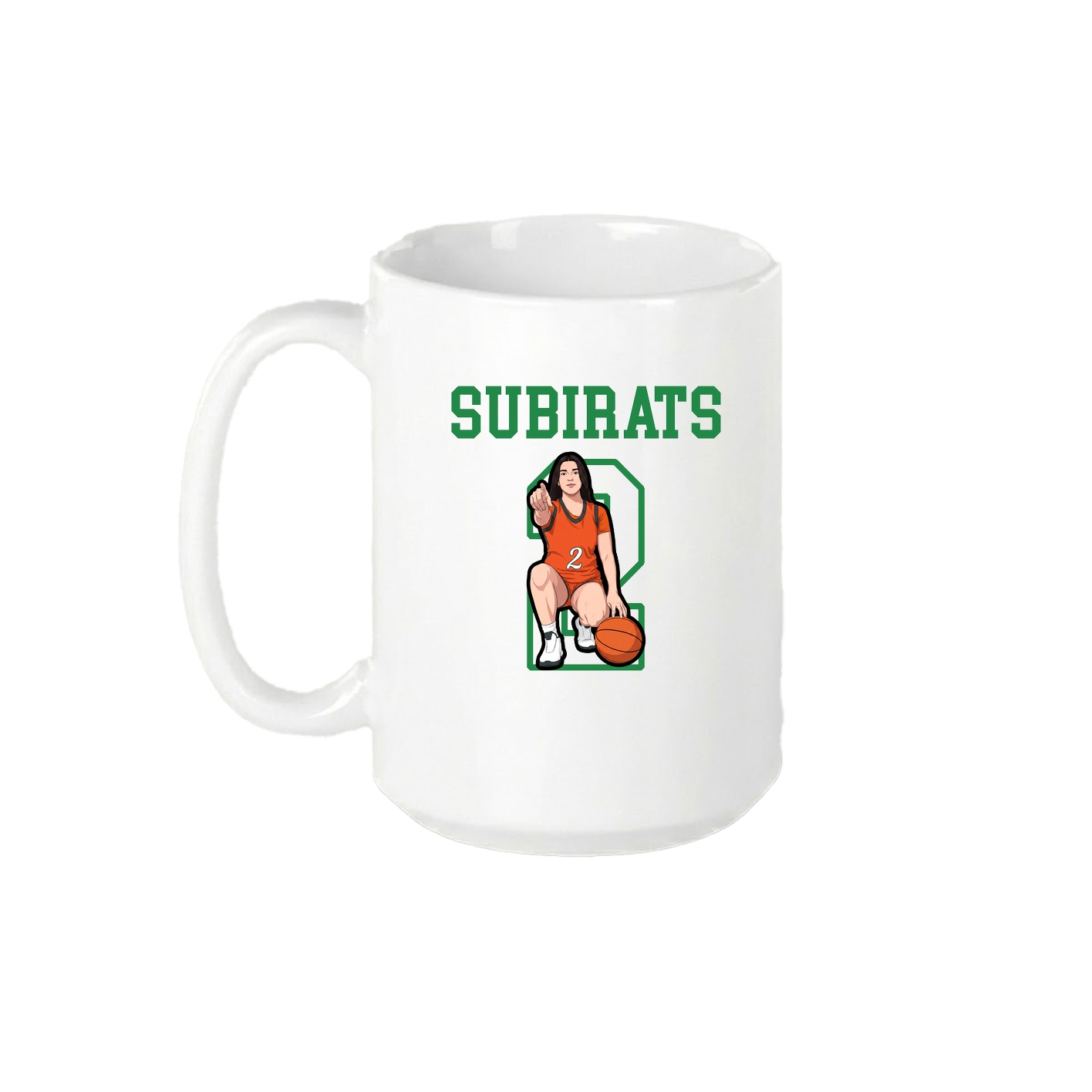 15oz Coffee Mug — Shirsey in White