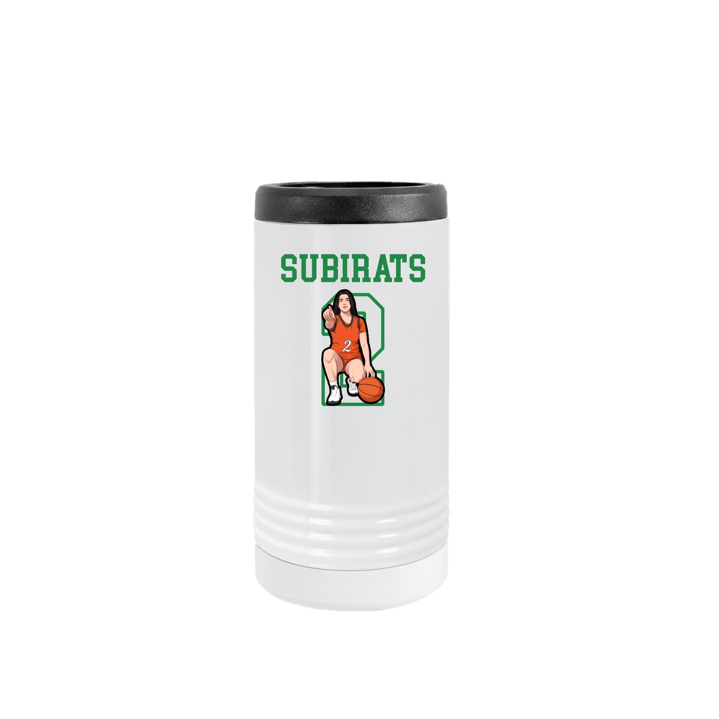 Slim Beverage Holder — Shirsey in White