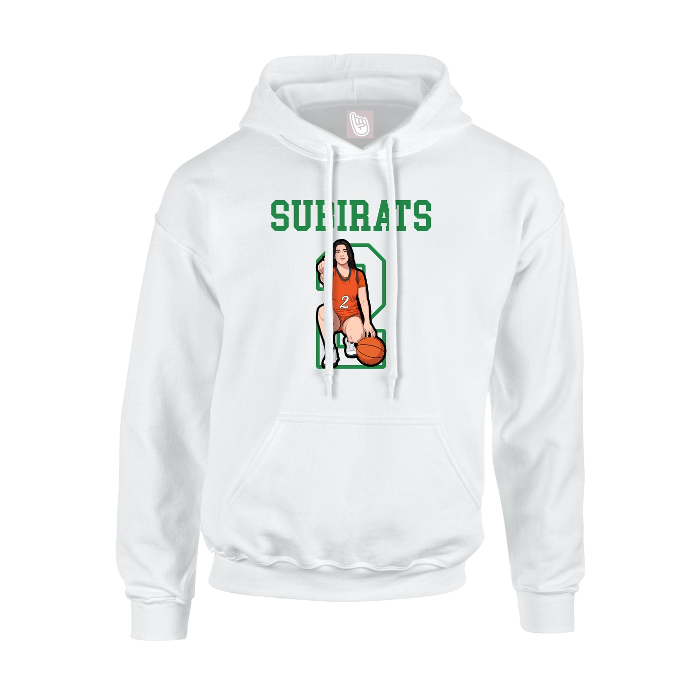 Youth Hoodie — Shirsey in White