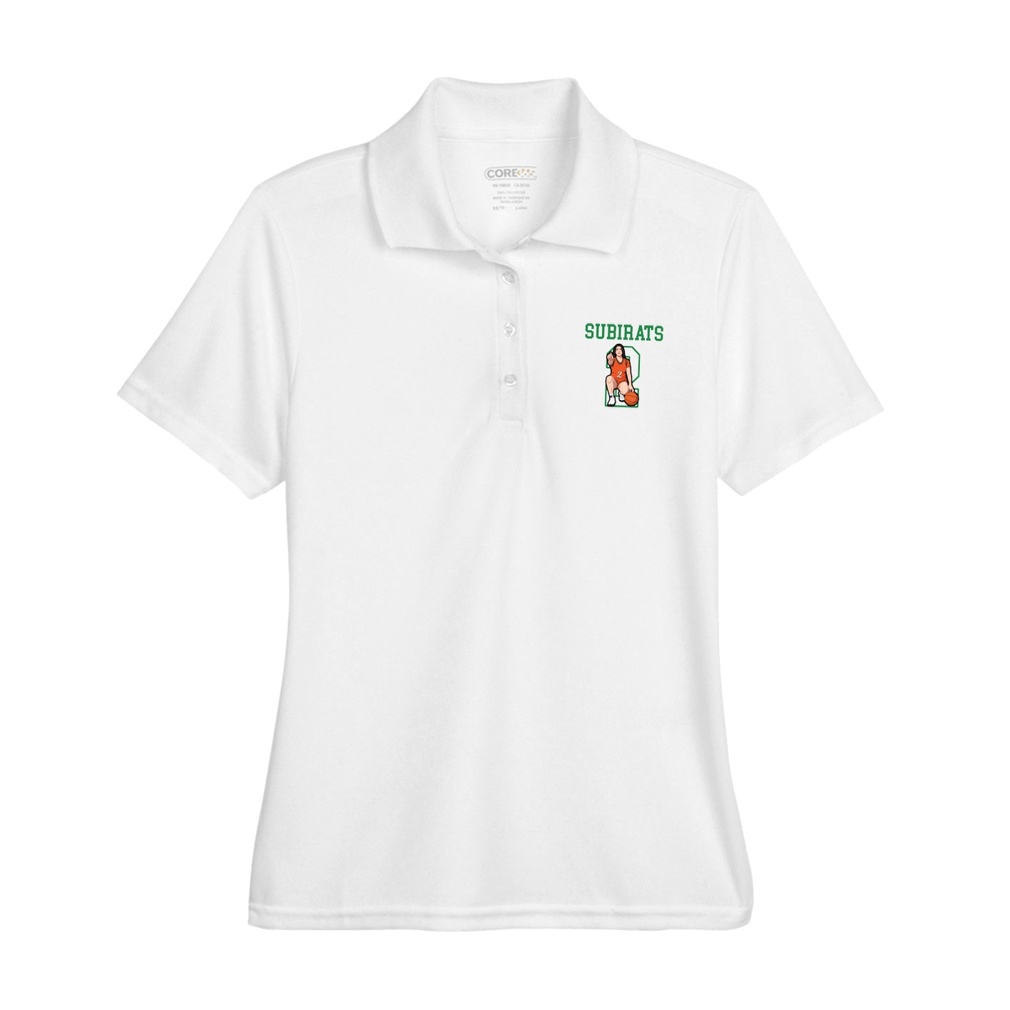 Womens Performance Polo — Shirsey in White