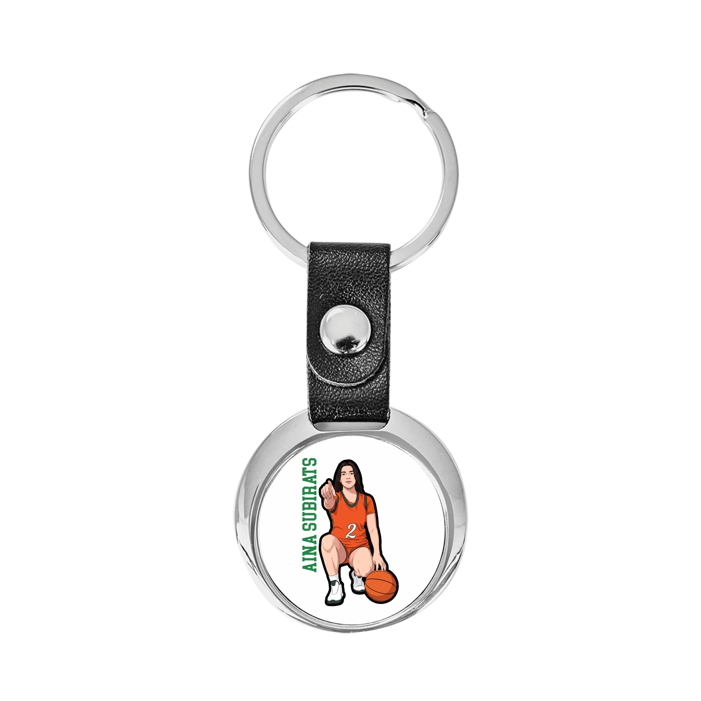Key Chain — Name Vertical in Classic