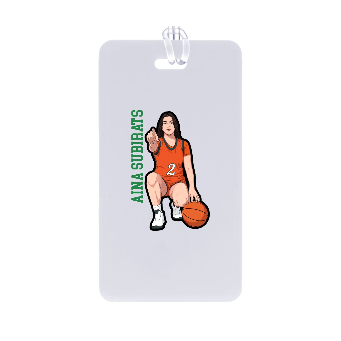 Bag Tag — Name Vertical in Classic