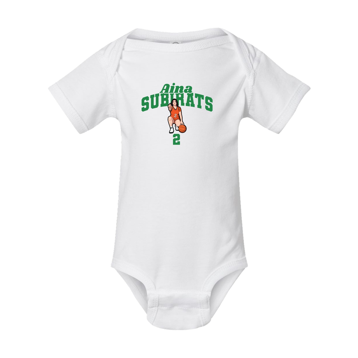 Baby Onesie — Signature Arch in White