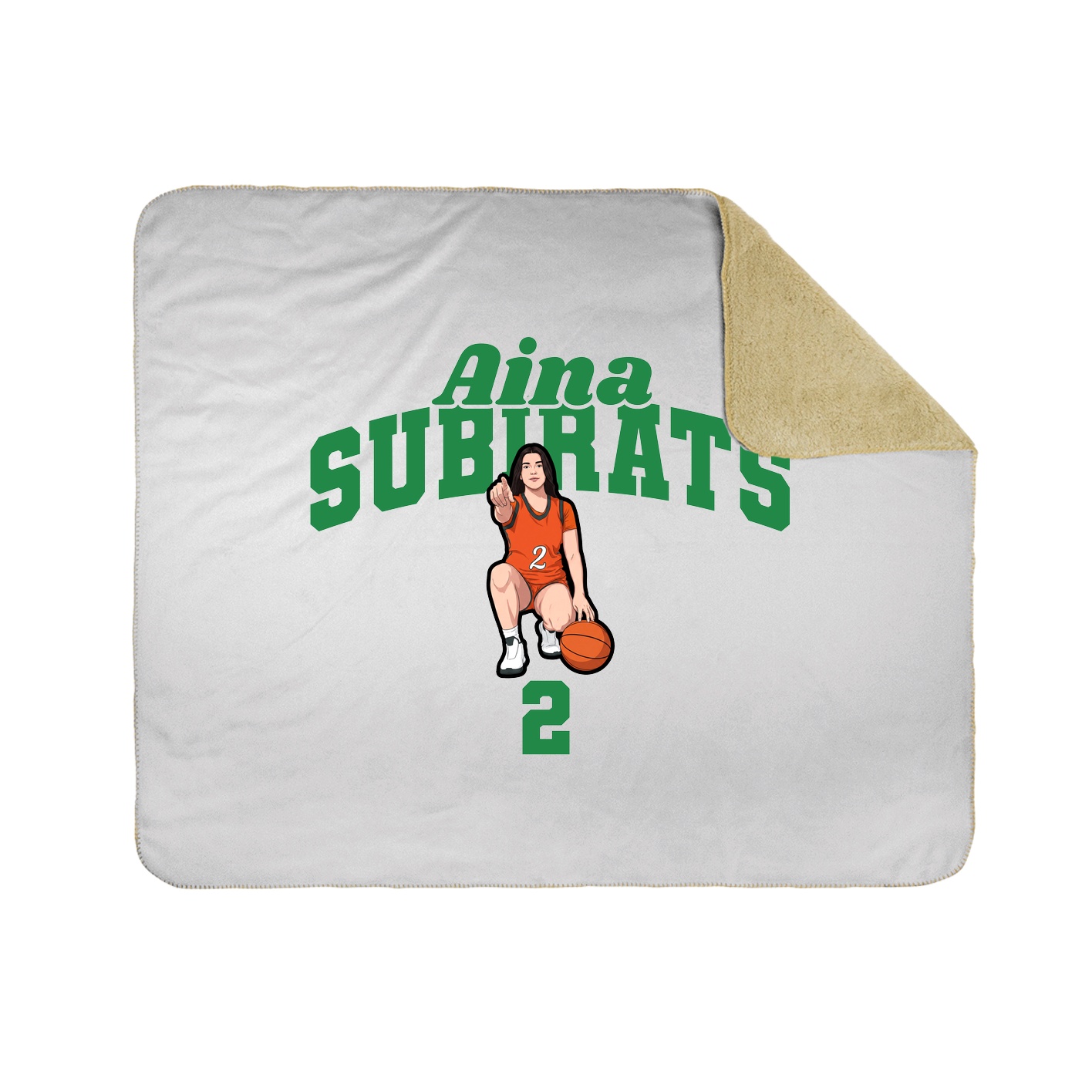 Throw Blanket — Signature Arch in White