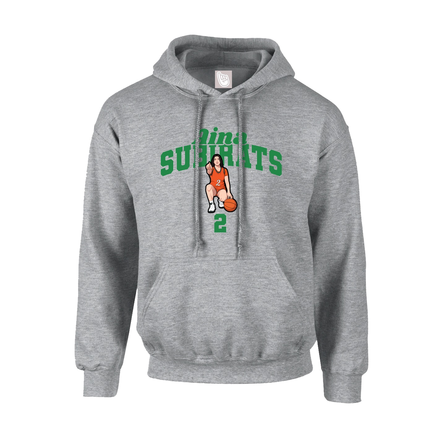 Hoodie — Signature Arch in Grey