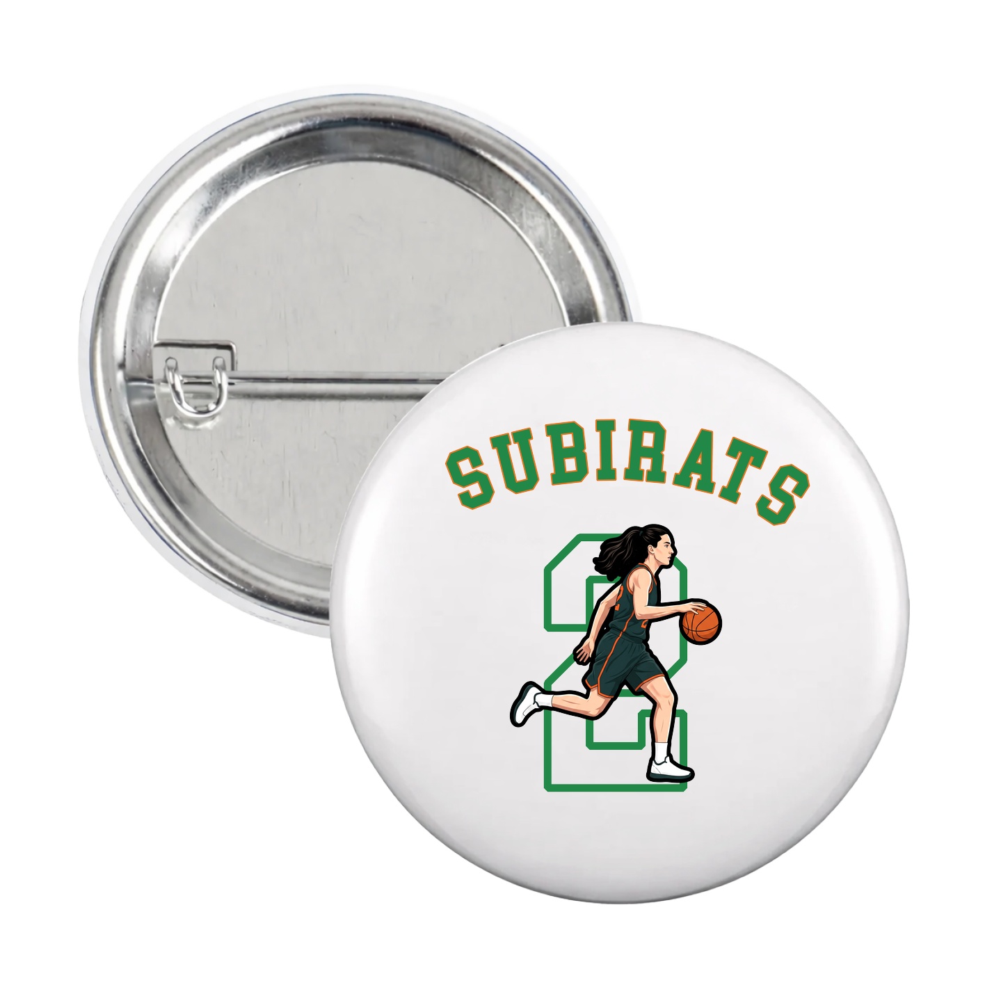 Game Day Button — Shirsey Arch in White