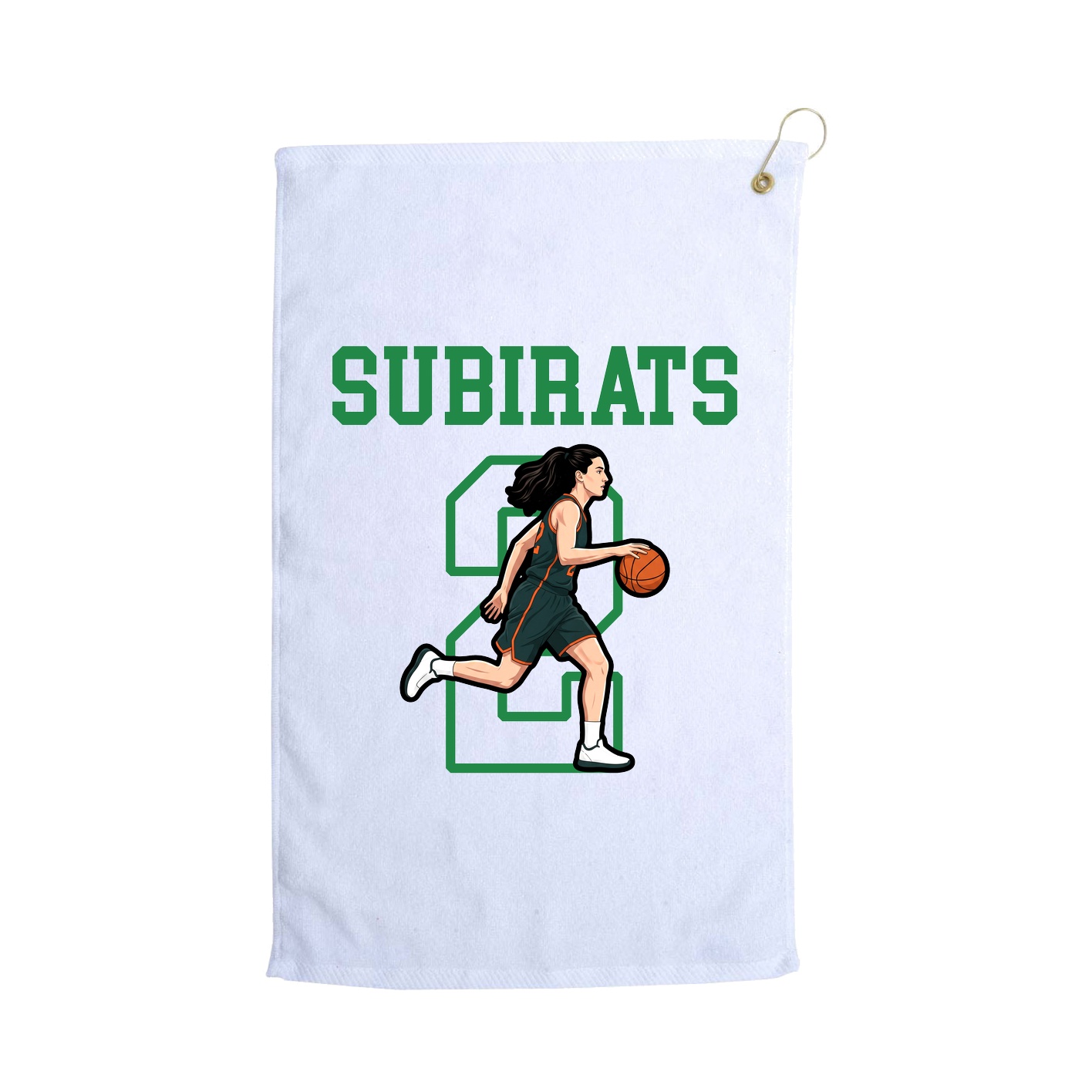 Golf Towel — Shirsey in White