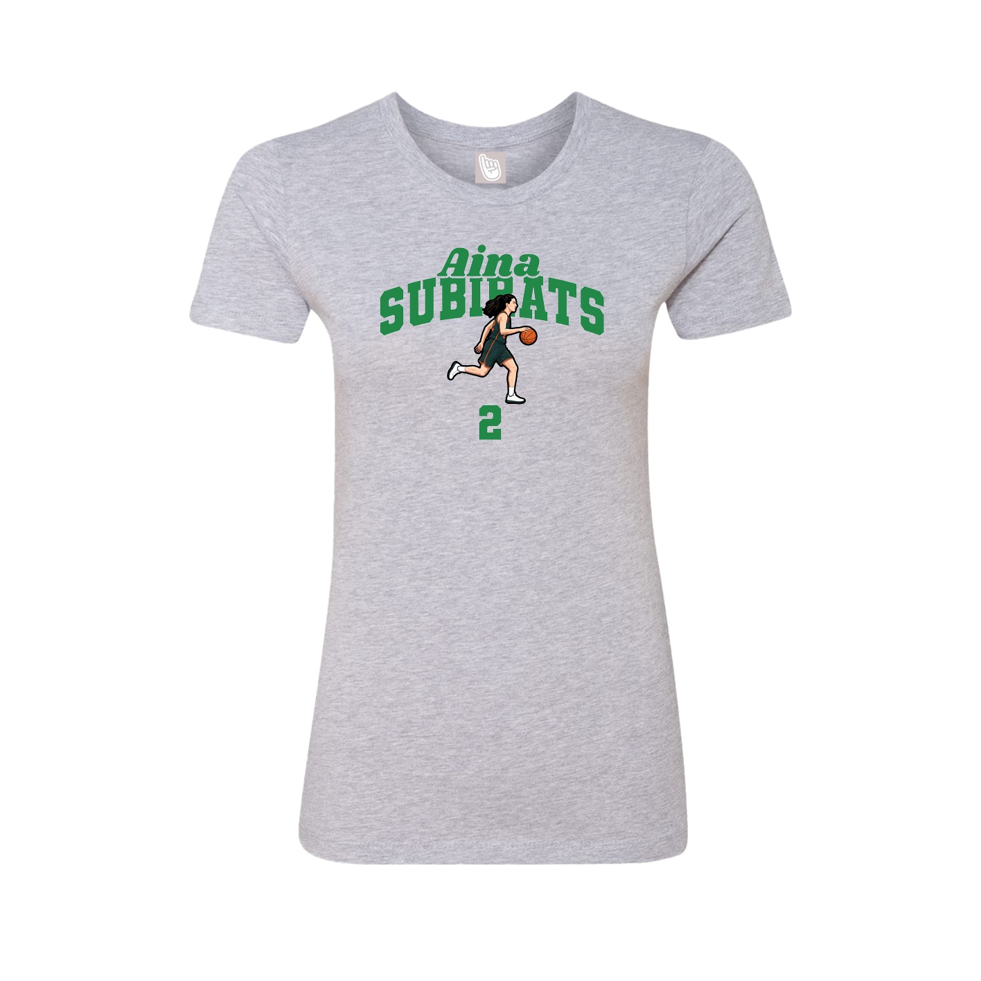 Womens Tee — Signature Arch in Grey