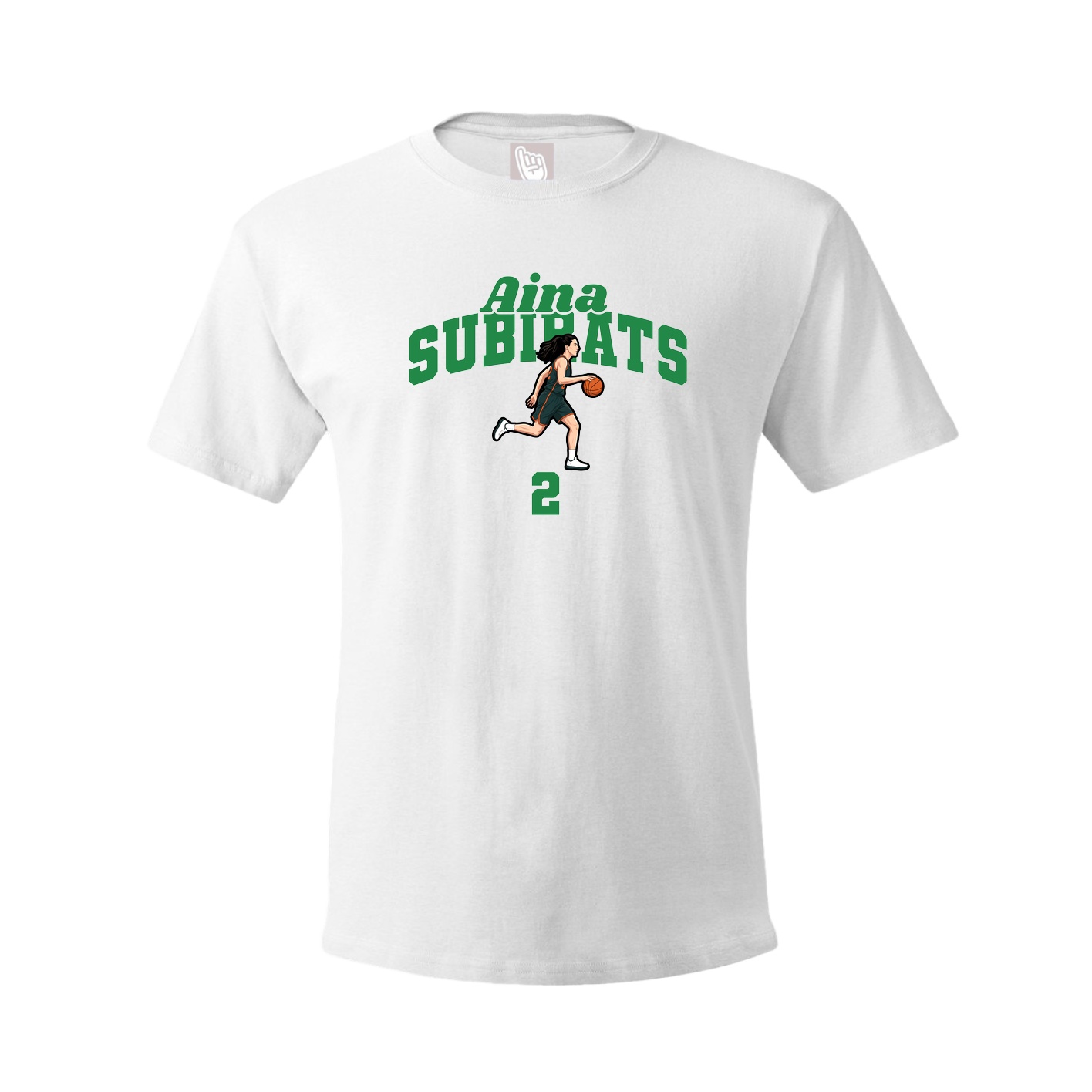 Youth Tee — Signature Arch in White