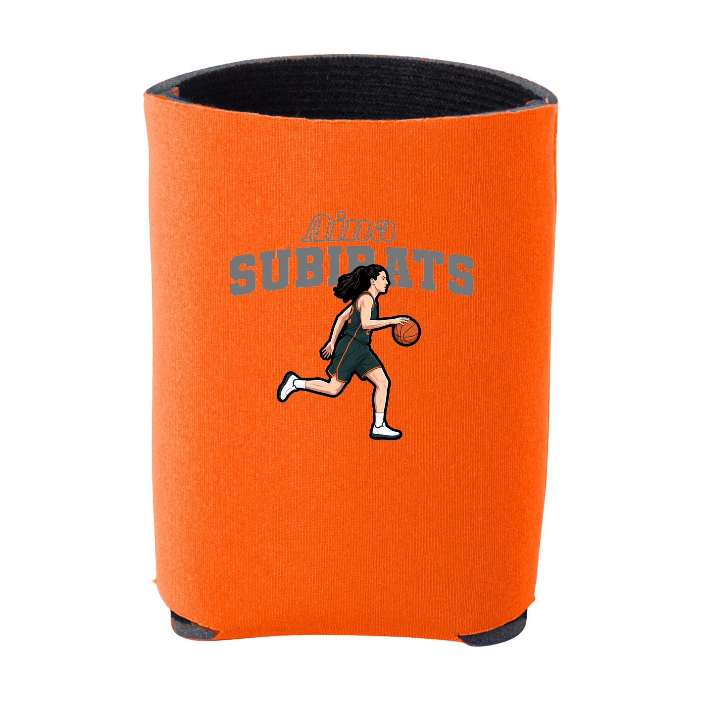 Can Holder — Name Arch in Orange