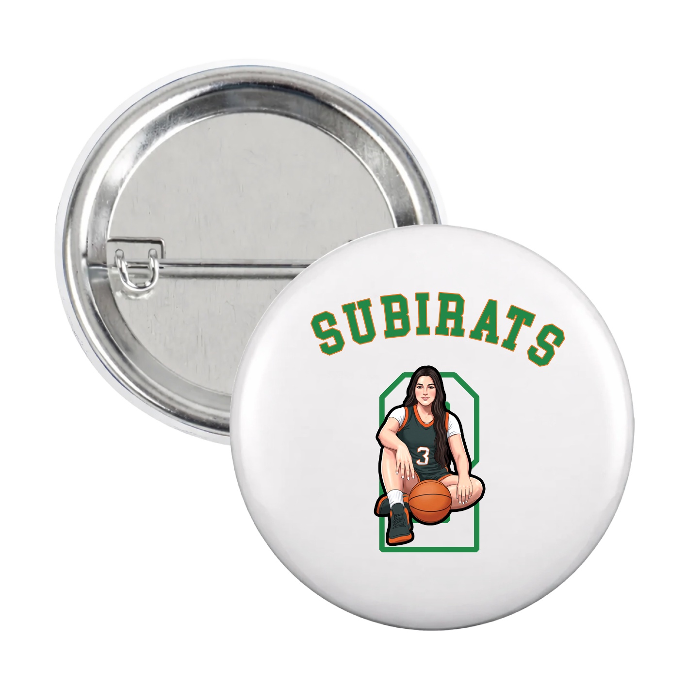 Game Day Button — Shirsey Arch in White