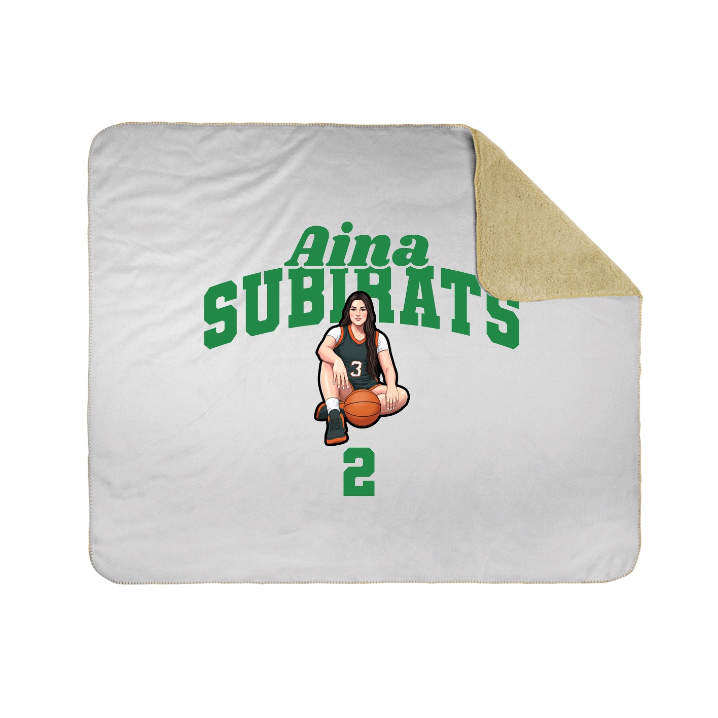 Throw Blanket — Signature Arch in White