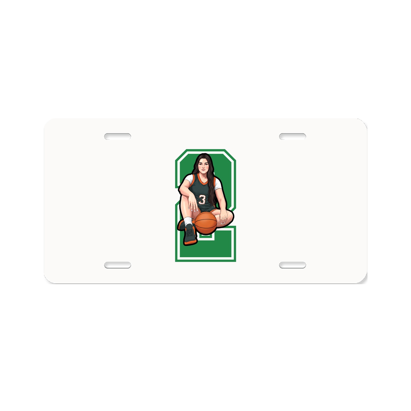 License Plate — Number in Classic