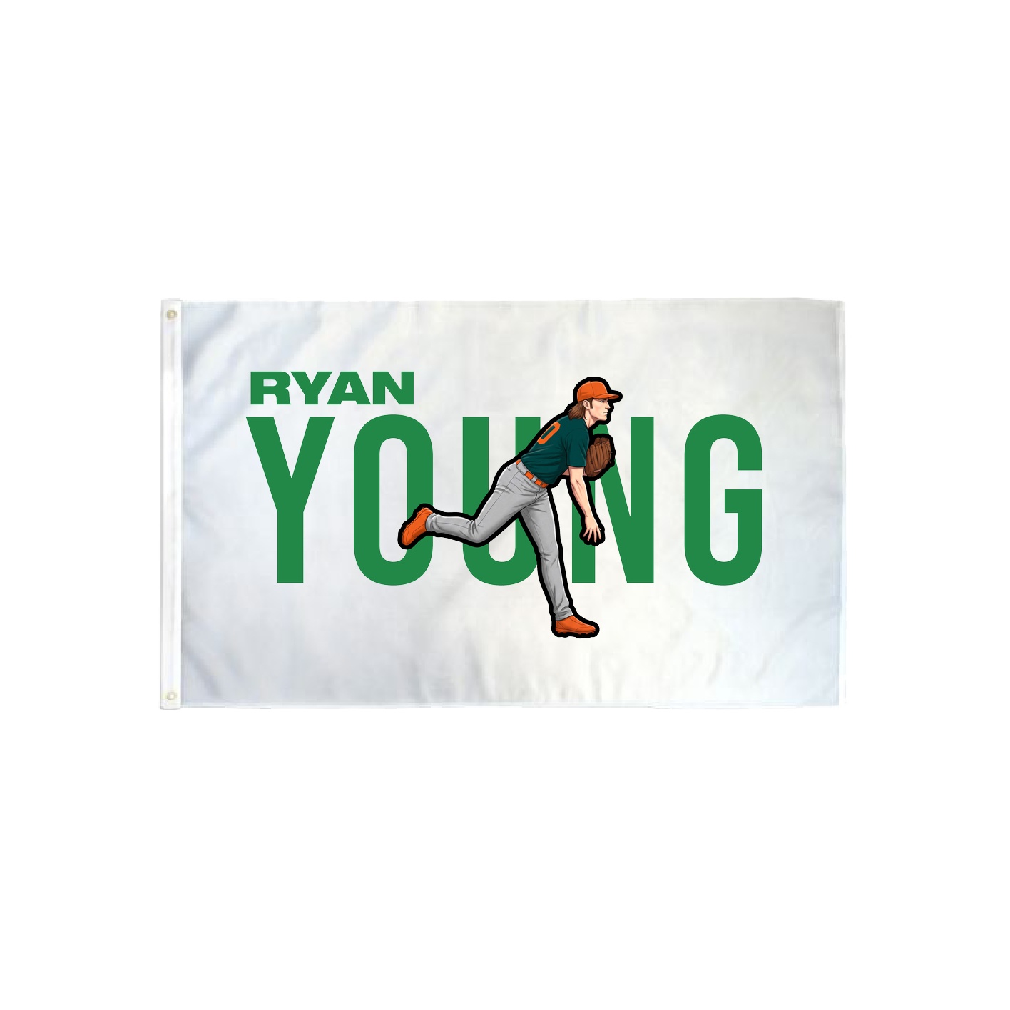 3x5 Flag — Player Name in Classic