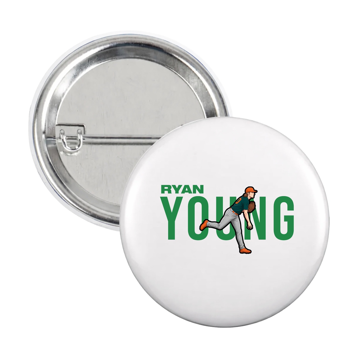 Game Day Button — Player Name in White