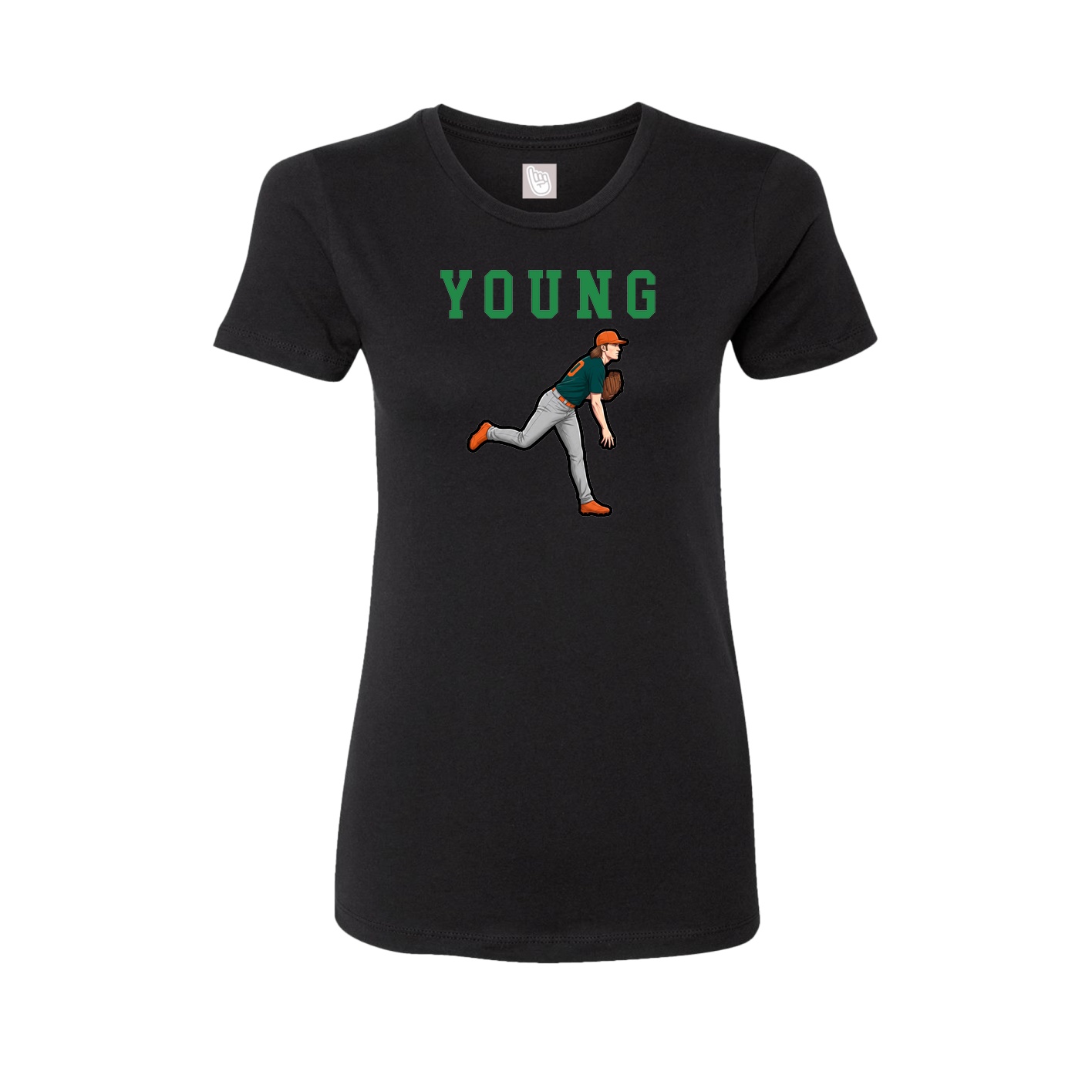 Fitted Women's Tee — Shirsey in Black