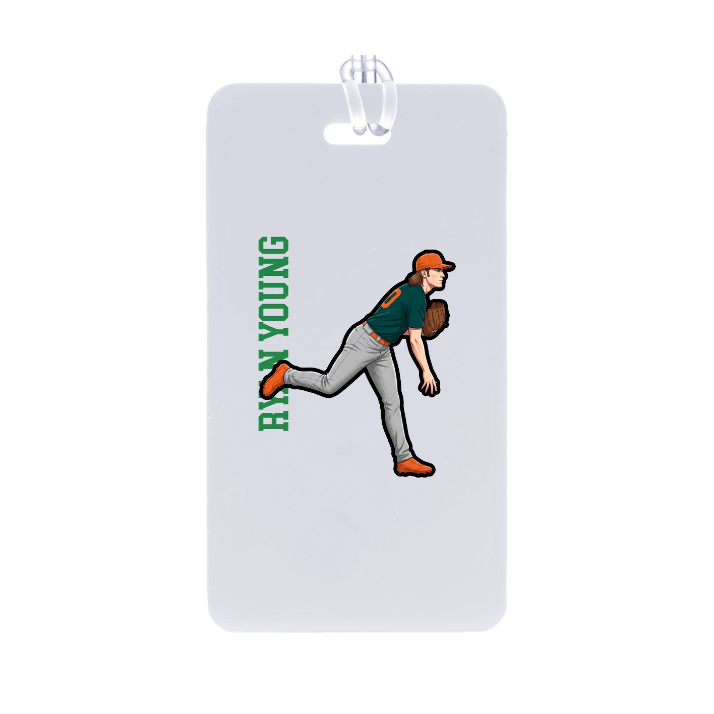 Bag Tag — Name Vertical in Classic
