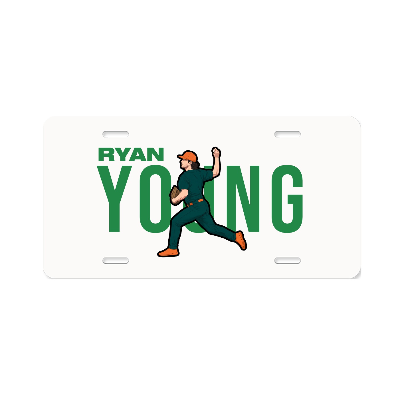 License Plate — Player Name in Classic