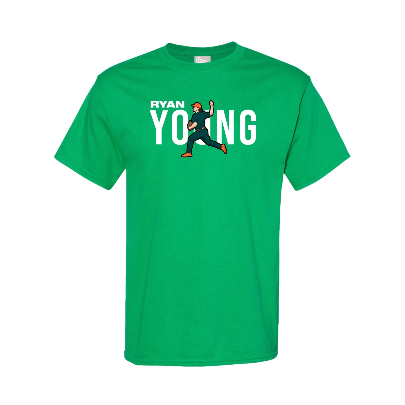 Youth Tee — Player Name in Green