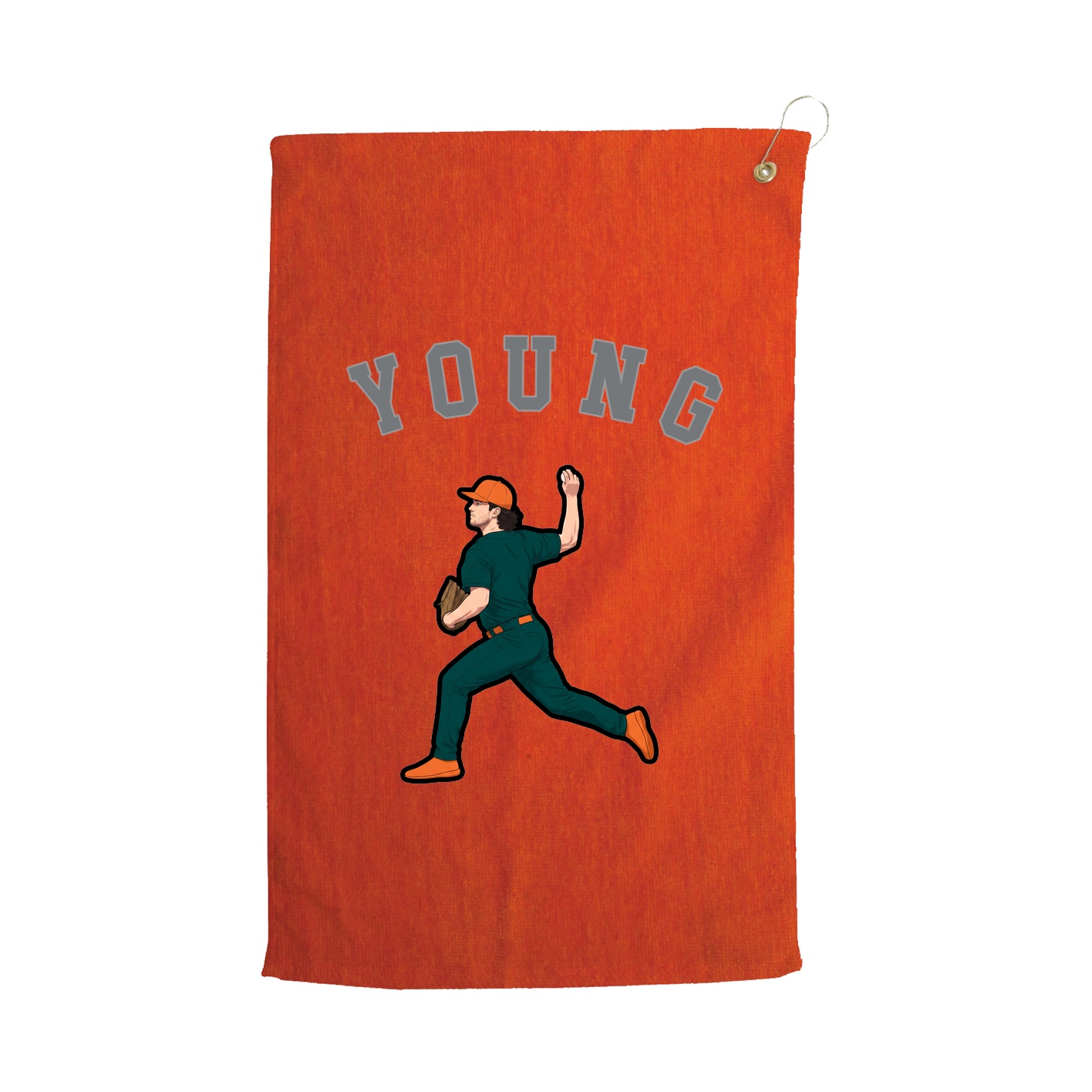 Golf Towel — Shirsey Arch in Orange