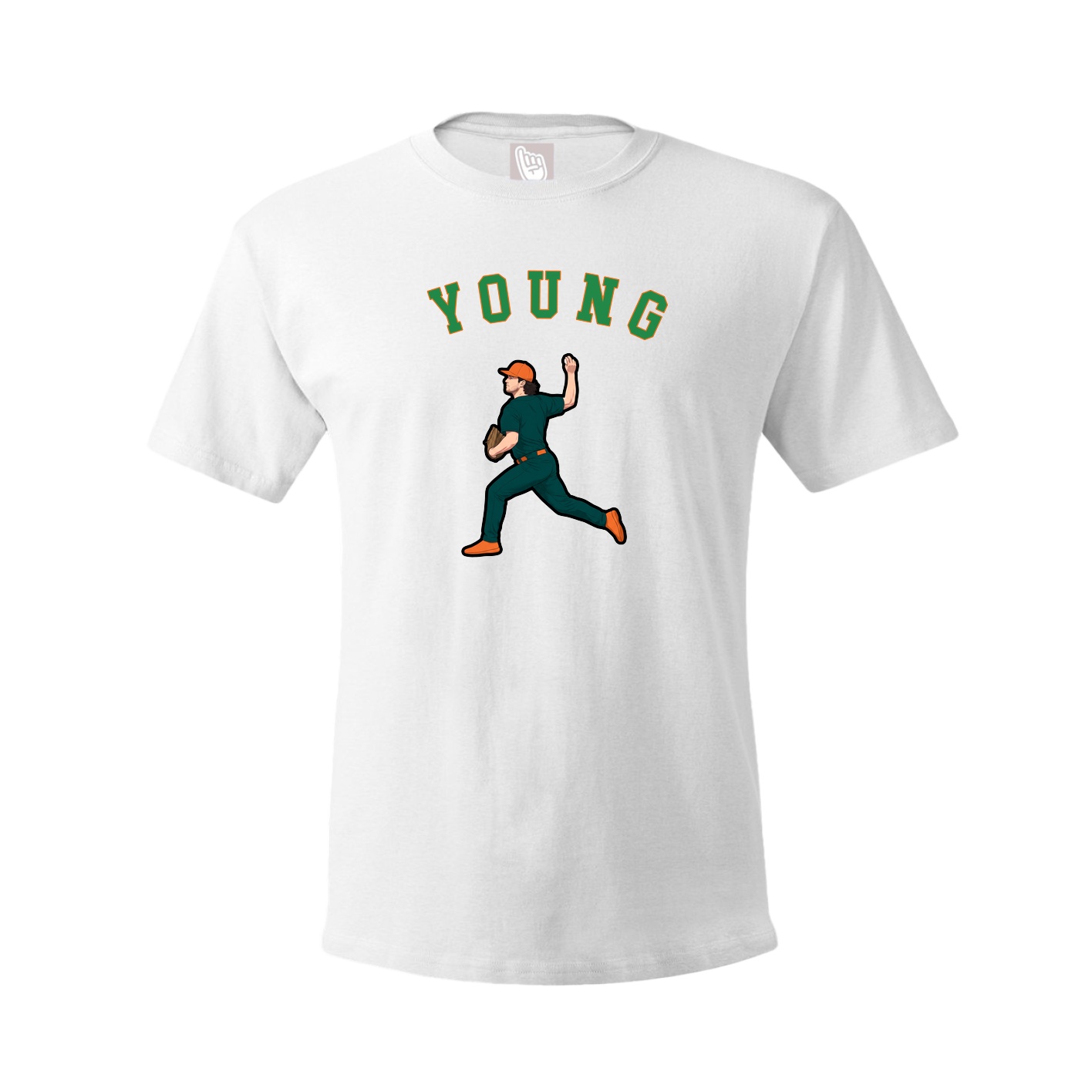 Youth Tee — Shirsey Arch in White