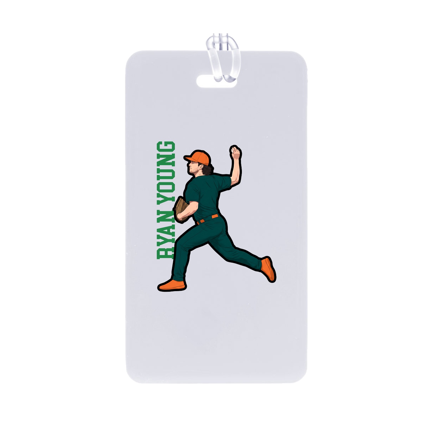 Bag Tag — Name Vertical in Classic