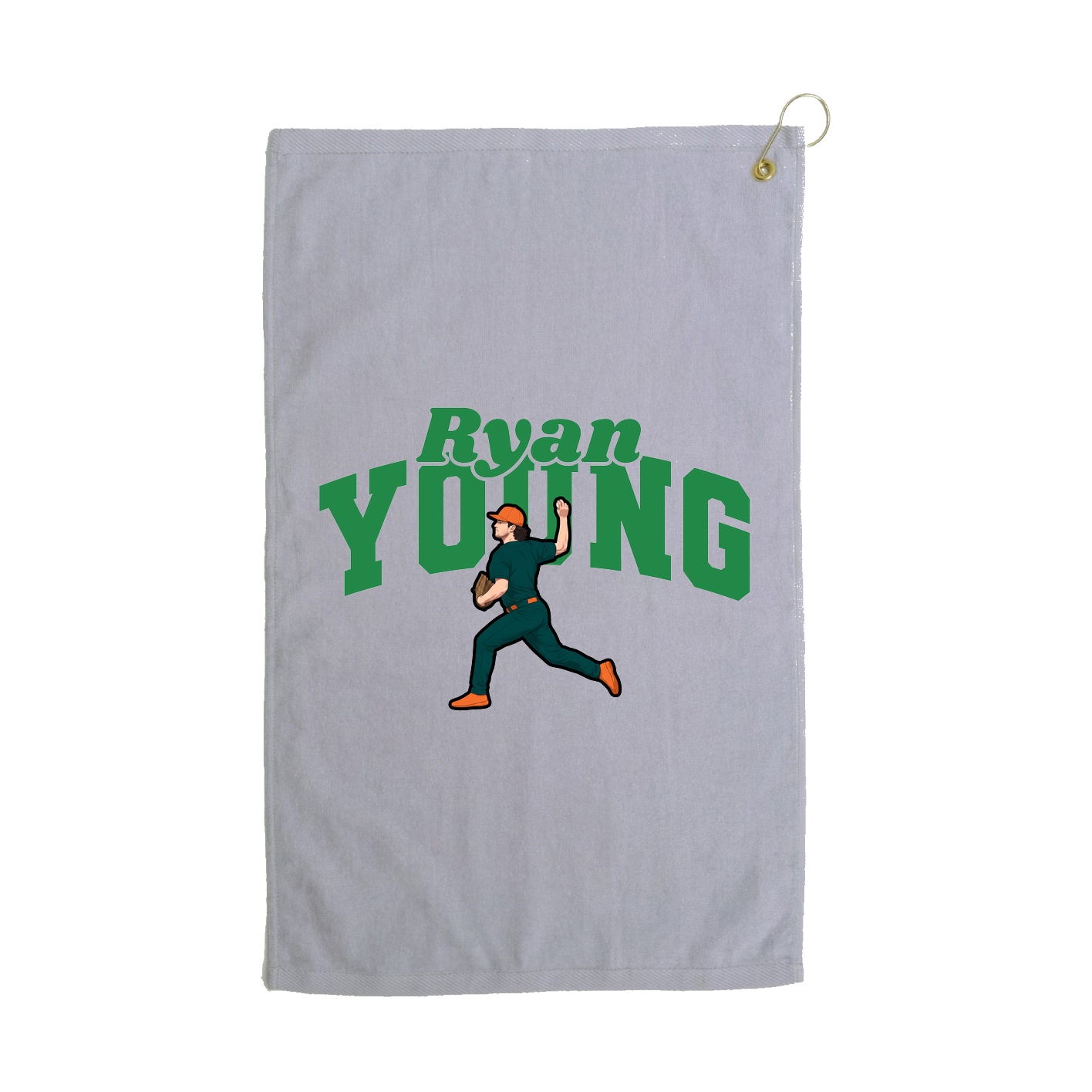 Golf Towel — Signature Arch in Grey