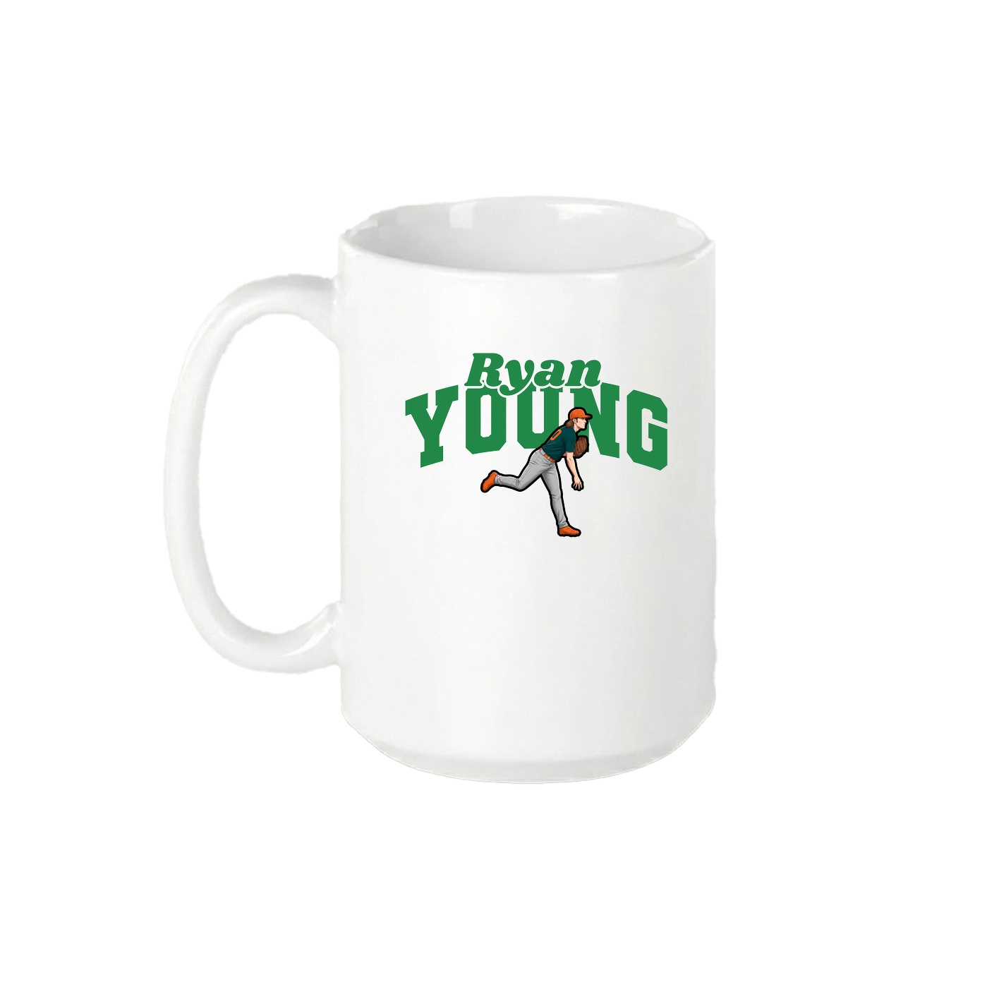 15oz Coffee Mug — Signature Arch in White