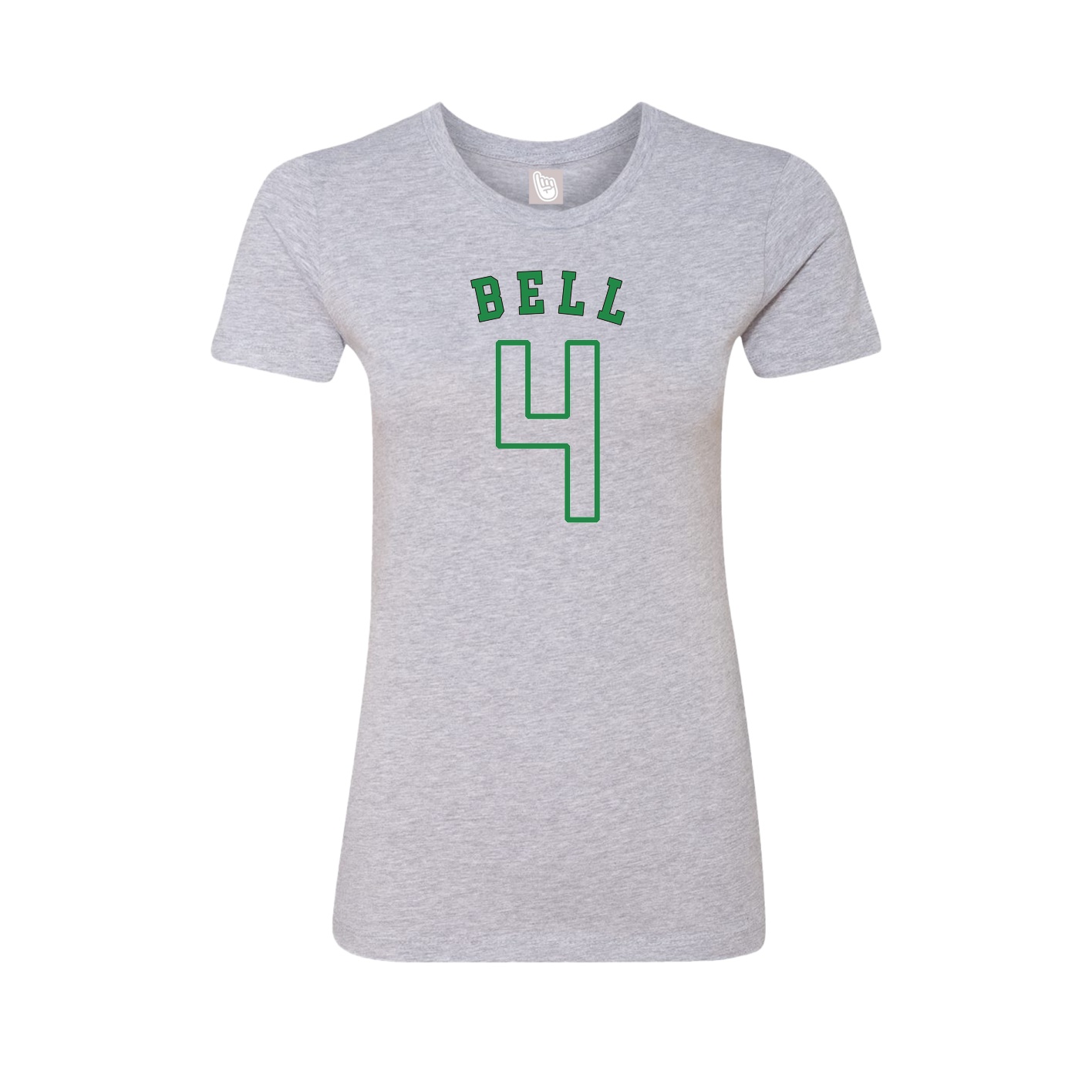 Fitted Women's Tee — Shirsey Arch in Grey