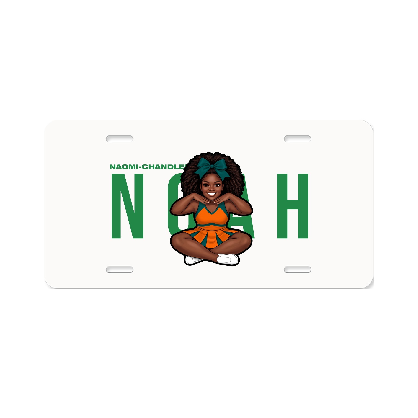License Plate — Player Name in Classic