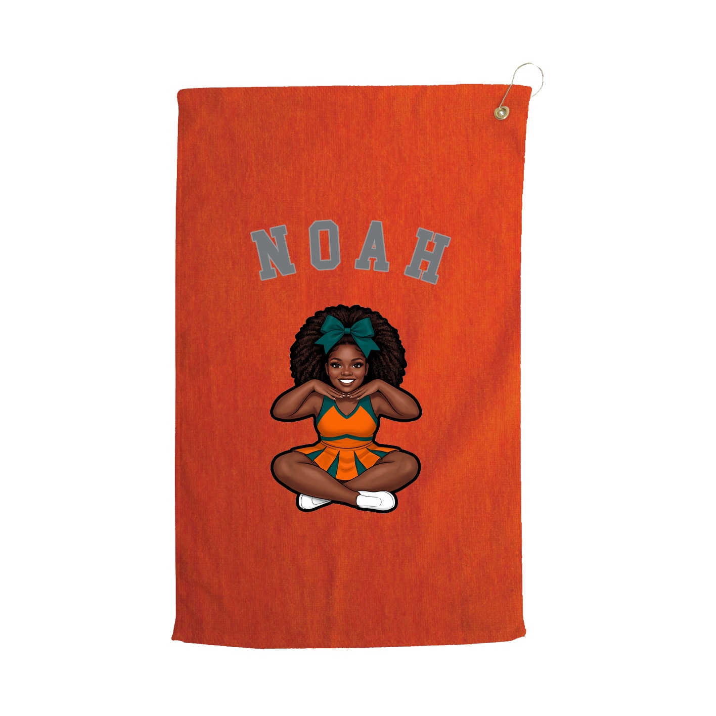 Golf Towel — Shirsey Arch in Orange