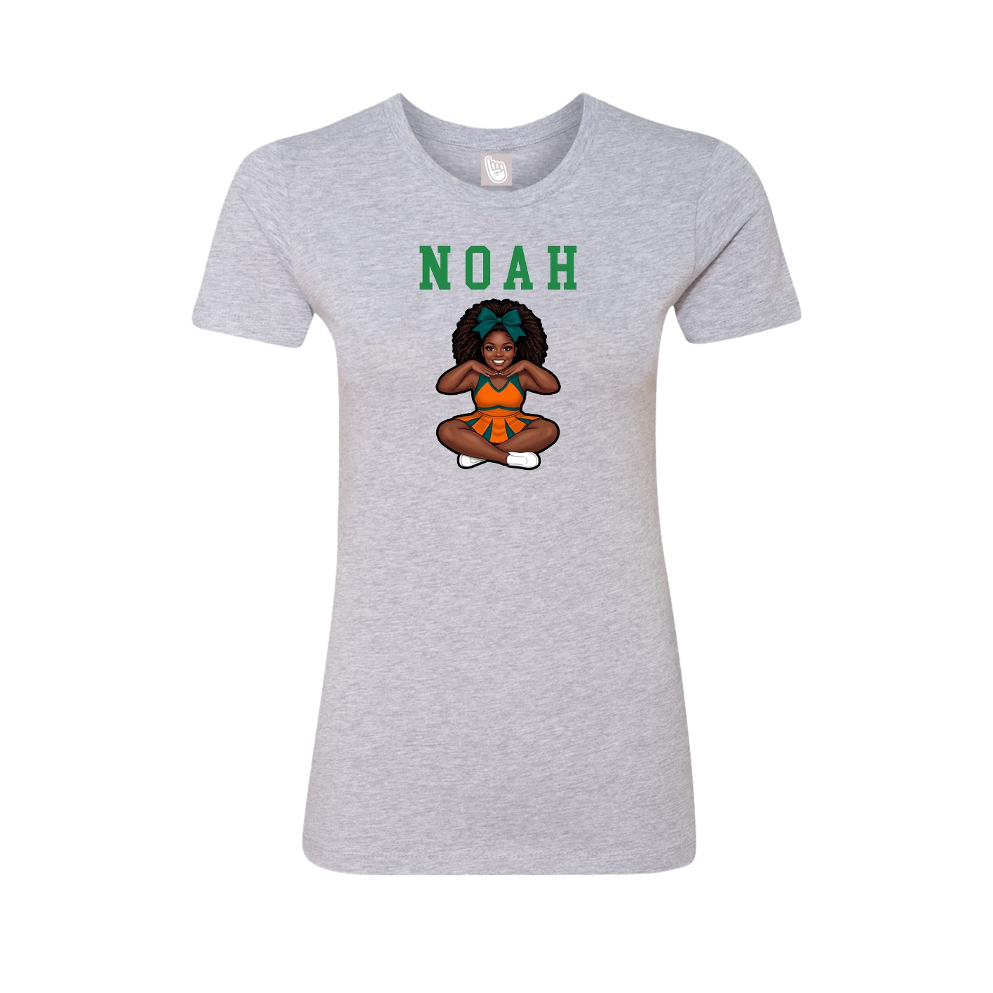 Fitted Women's Tee — Shirsey in Grey
