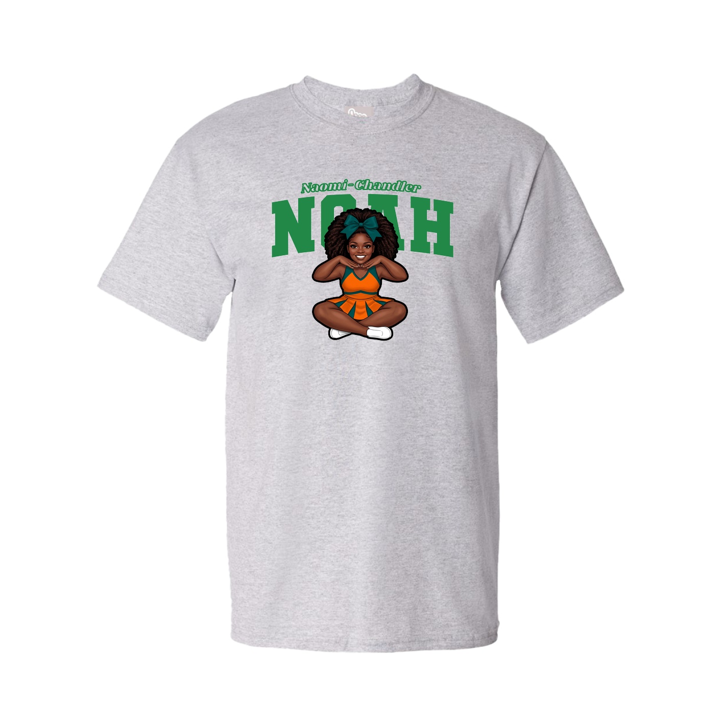 Tee — Name Arch in Grey