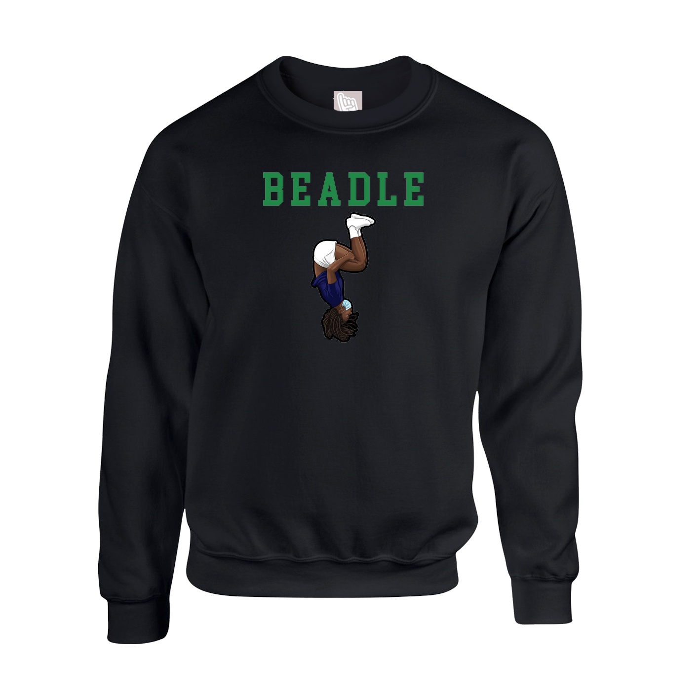 Fleece Crew — Shirsey in Black