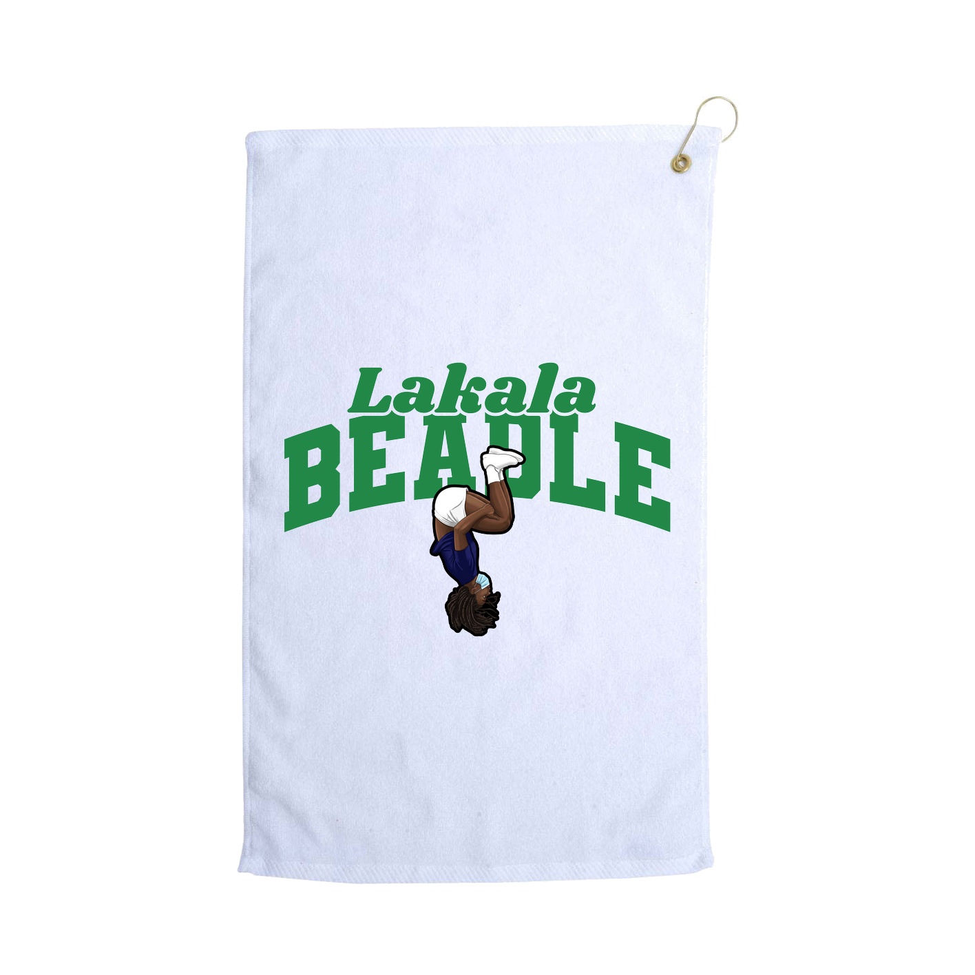 Golf Towel — Signature Arch in White