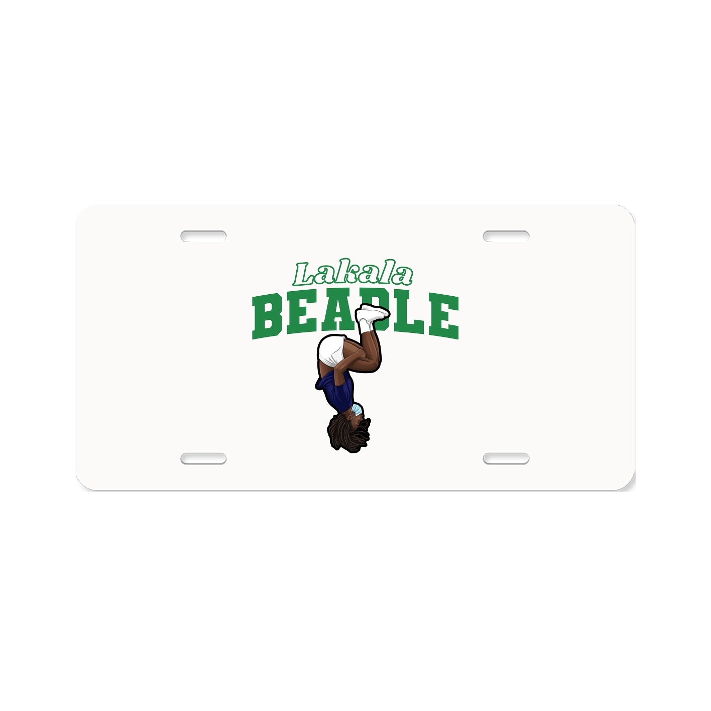License Plate — Name Arch in Classic