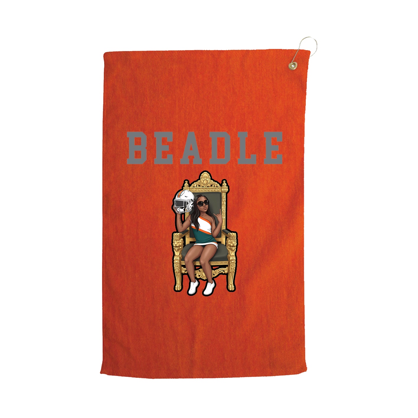 Golf Towel — Shirsey in Orange