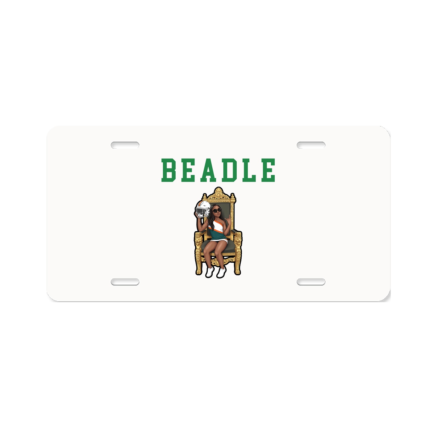 License Plate — Shirsey in Classic