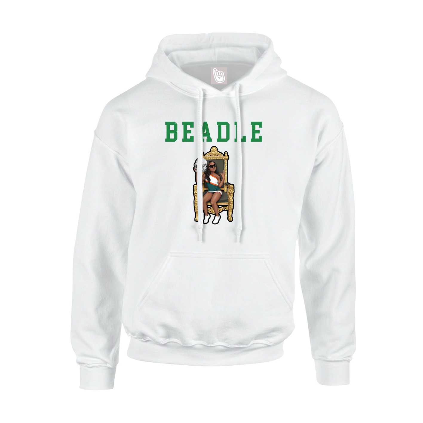 Youth Hoodie — Shirsey in White