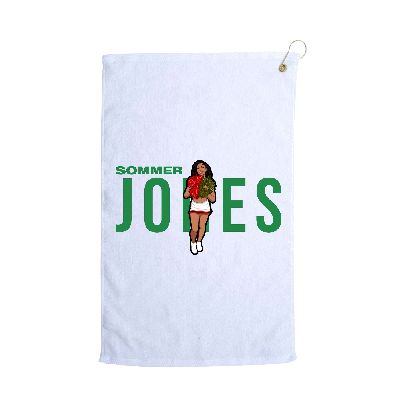 Golf Towel — Player Name in White