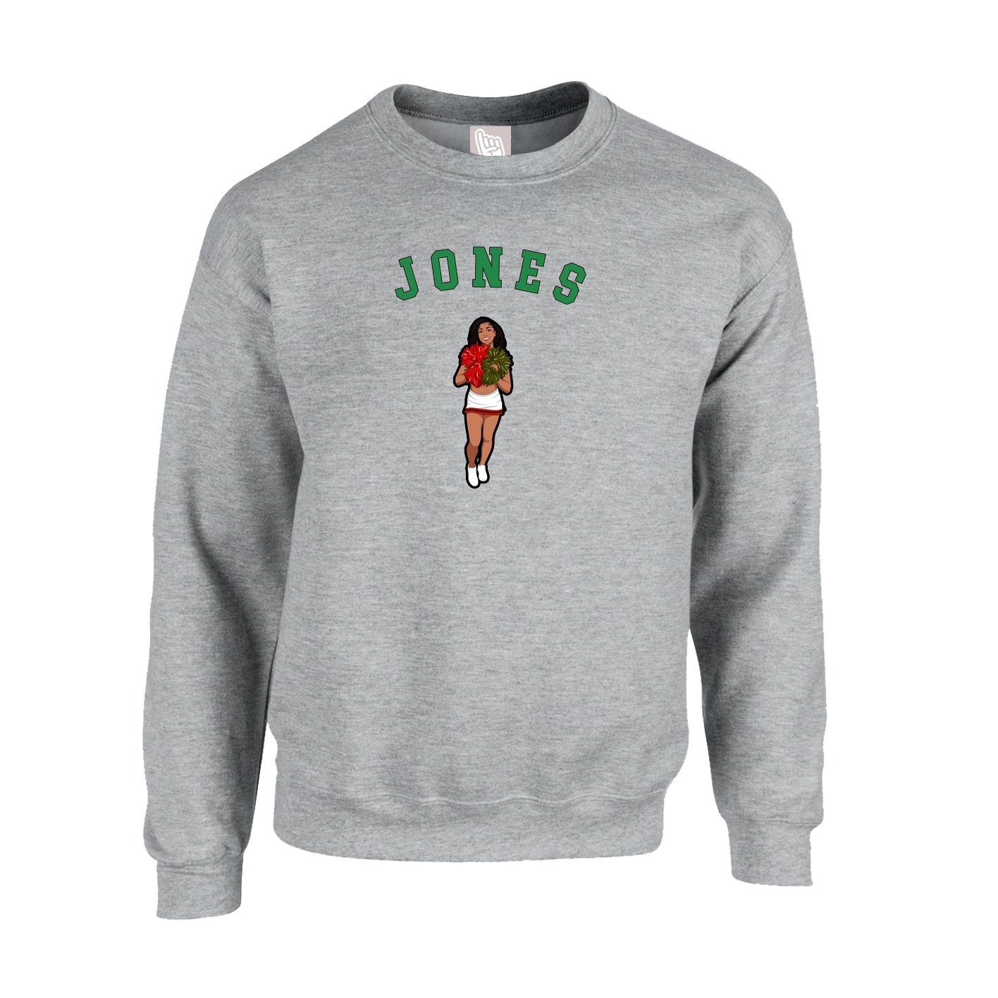 Fleece Crew — Shirsey Arch in Grey