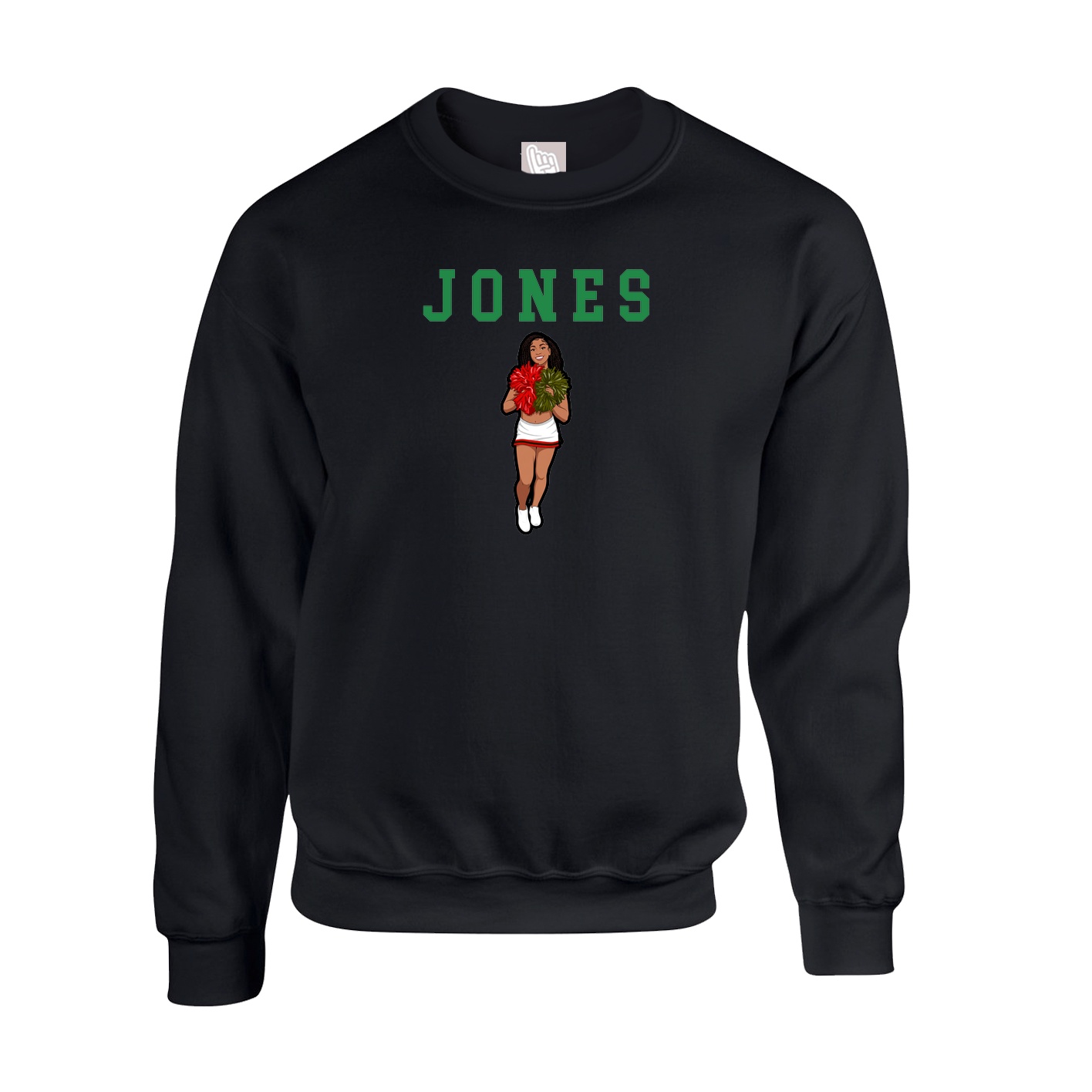 Fleece Crew — Shirsey in Black