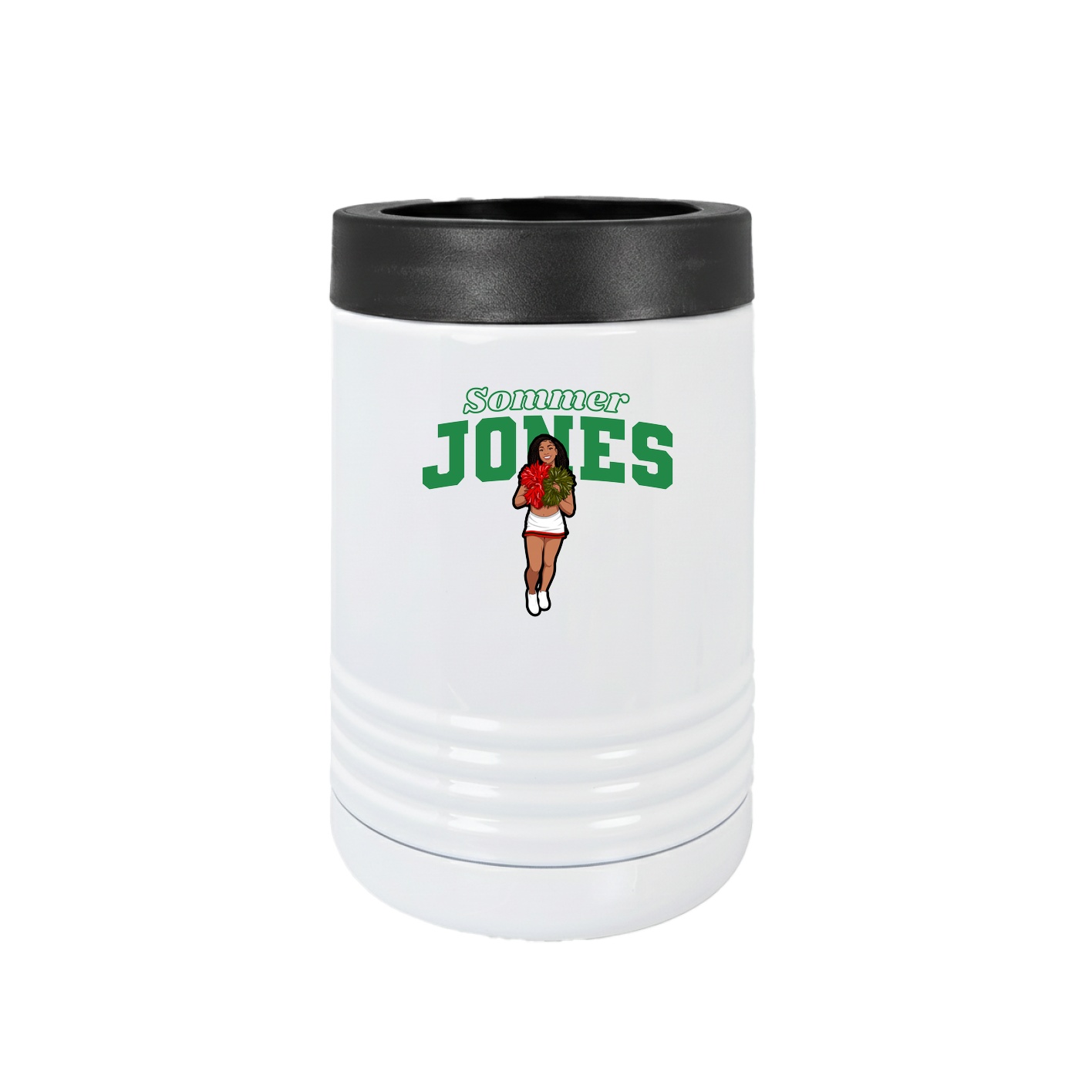 Beverage Holder — Name Arch in White
