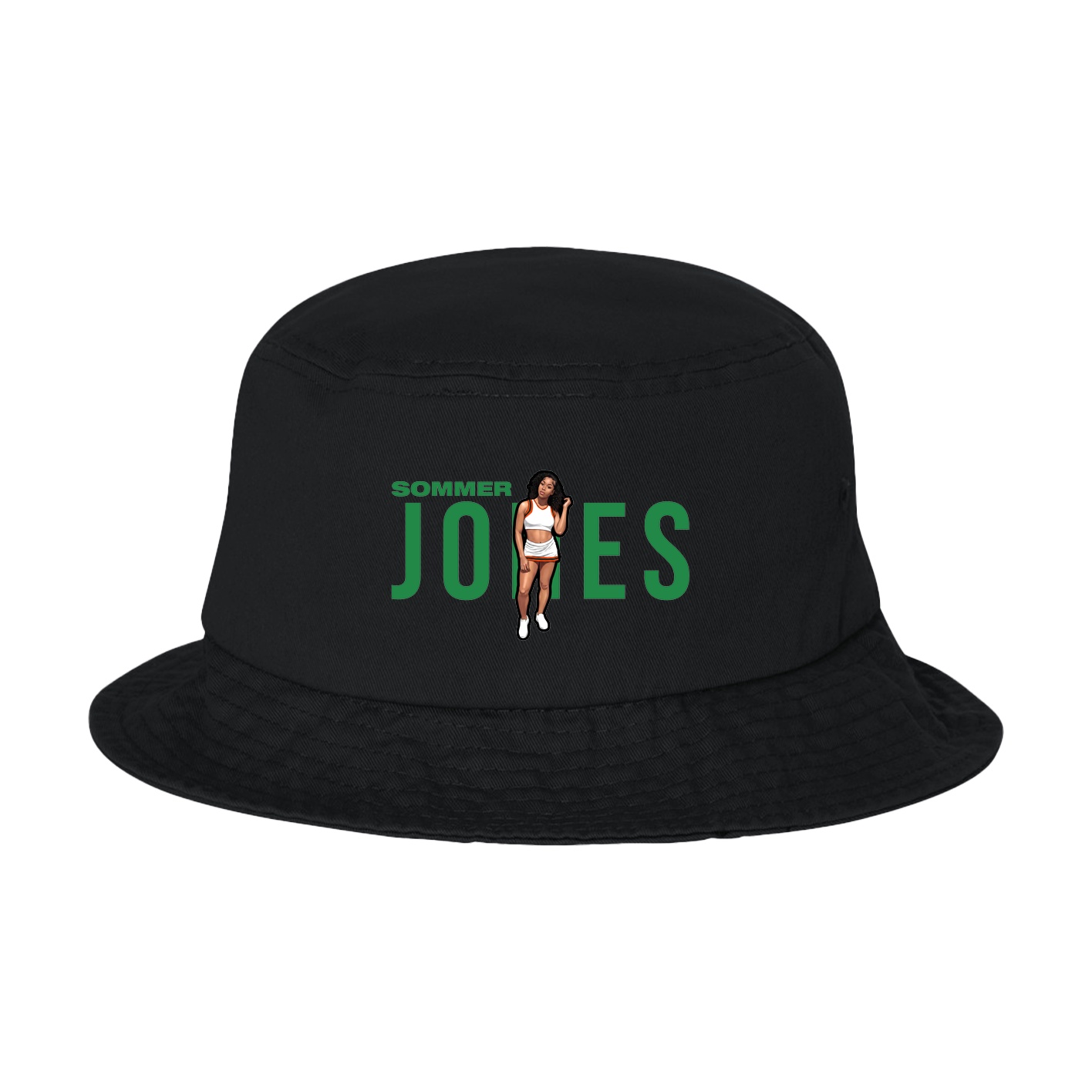 Bucket Cap — Player Name in Black
